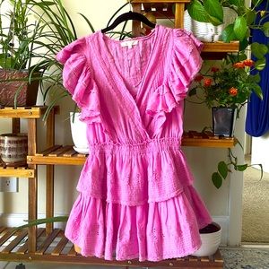 Loveshack Fancy pink dress